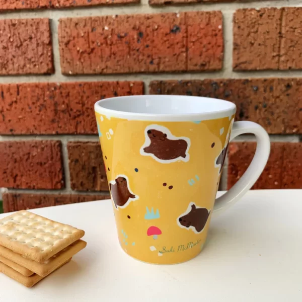 Coffee Mug happy wombat - Suki McMaster
